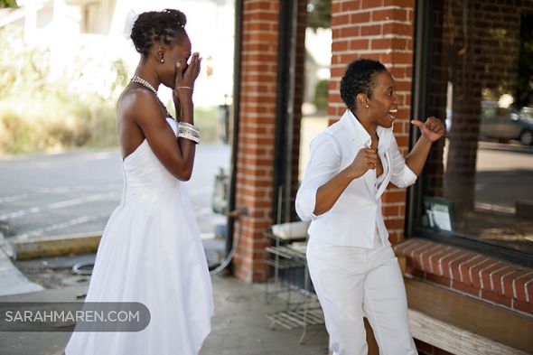 Mrs. & Mrs. (Picture Heavy) PART II : wedding lesbian wedding wedding modern wedding two bride wedding Couple 012