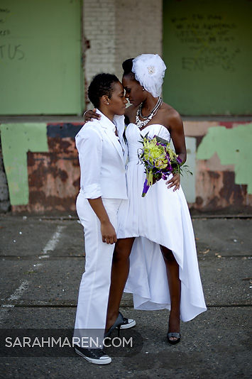 Mrs. & Mrs. (Picture Heavy) PART II : wedding lesbian wedding wedding modern wedding two bride wedding Couple 085
