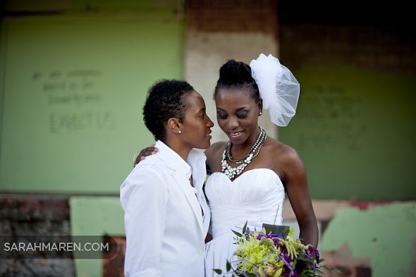 Mrs. & Mrs. (Picture Heavy) PART II : wedding lesbian wedding wedding modern wedding two bride wedding Couple 088