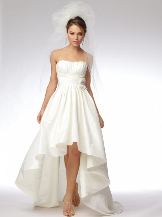 Hello My Fellow Bees.....Ive found my dress! :  wedding short wedding dress high low wedding dress wtoo brides watters bride Wedding Dress