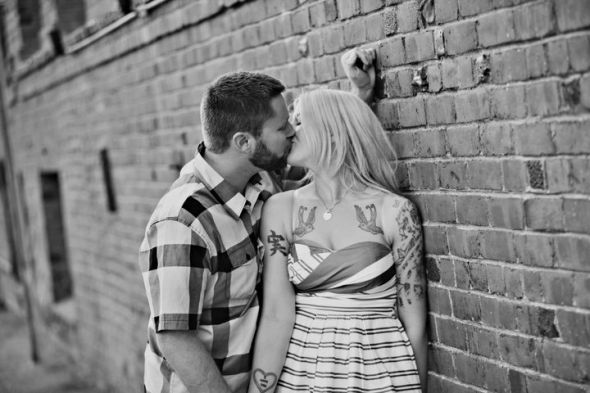 Post an engagement photo that shows your outfits! :  wedding engagement photo outfits E1