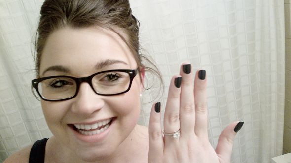 OMG I'M ENGAGED! *Amora Moissanite! : wedding proposal amora moissanite engagement IMG 00000204edited