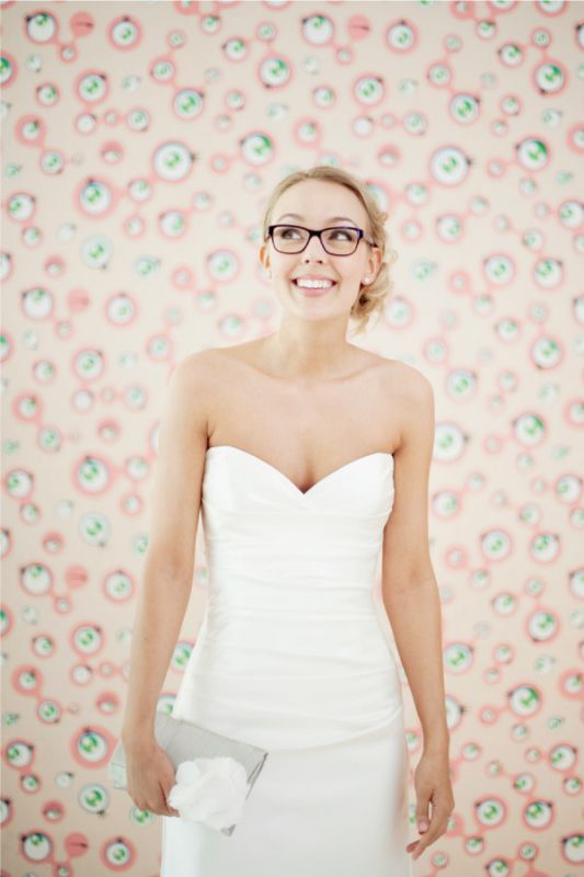 Brides with Glasses, who are NOT wearing contacts on the day.. : wedding glasses specs veils contacts Modern Gray Wedding 7