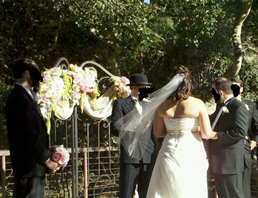 Civil/secular  - how did you decorate your ceremony space? :  wedding secular ceremony ceremony decor arch CeremonyWithGate