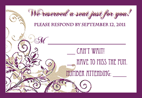 Let me see your response cards wedding Wedding RSVP Card3 10 months ago