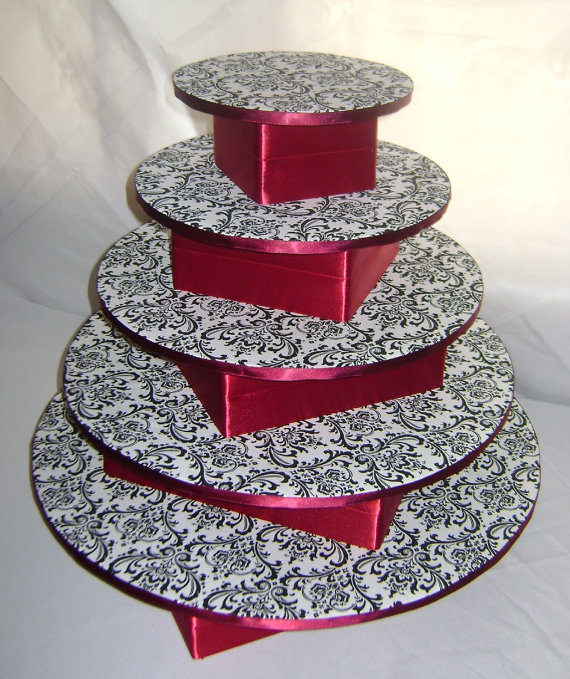 I create cupcake stands for weddings I just designed this one for an 