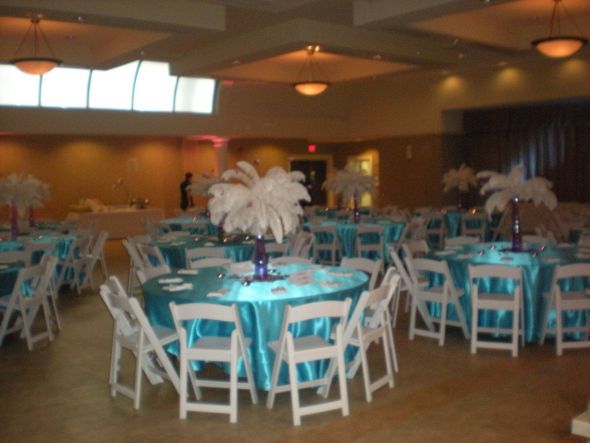 Lots of Wedding Decor Items wedding feathers orchids real touch teal pink
