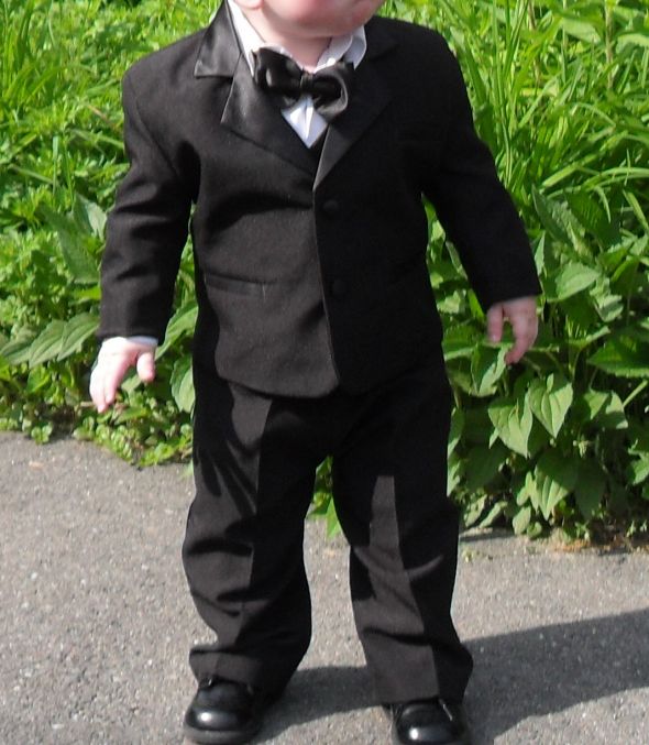 Baby Ring Bearer Tuxedo Size Med 1218 months 25 wedding baby tuxedo tux