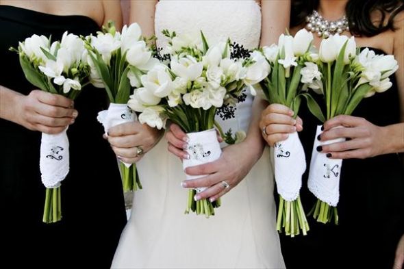 Personalized Wedding Handkerchiefs