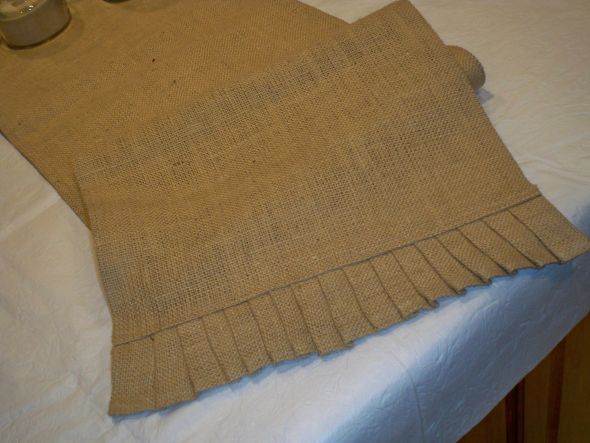 Wedding is over RUSTIC DECOR FOR SALE One large burlap runner 