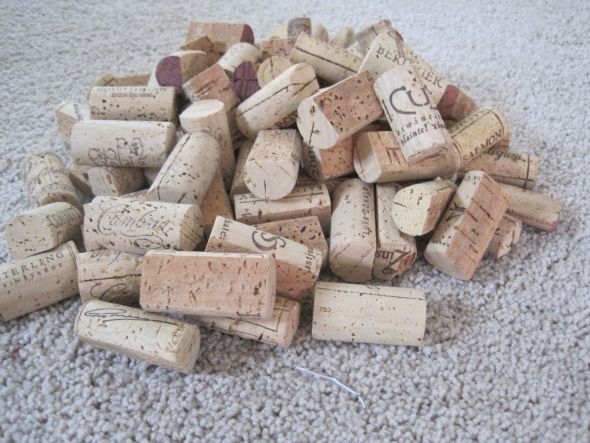Cork name card holders wedding place card holders corks reception IMG 2599