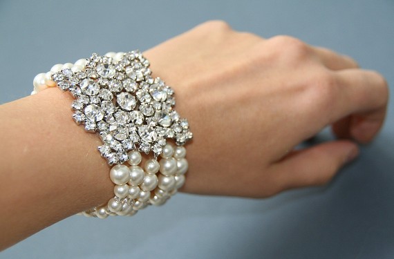 Show me your bracelets :-) :  wedding bracelet Pam Bracelet