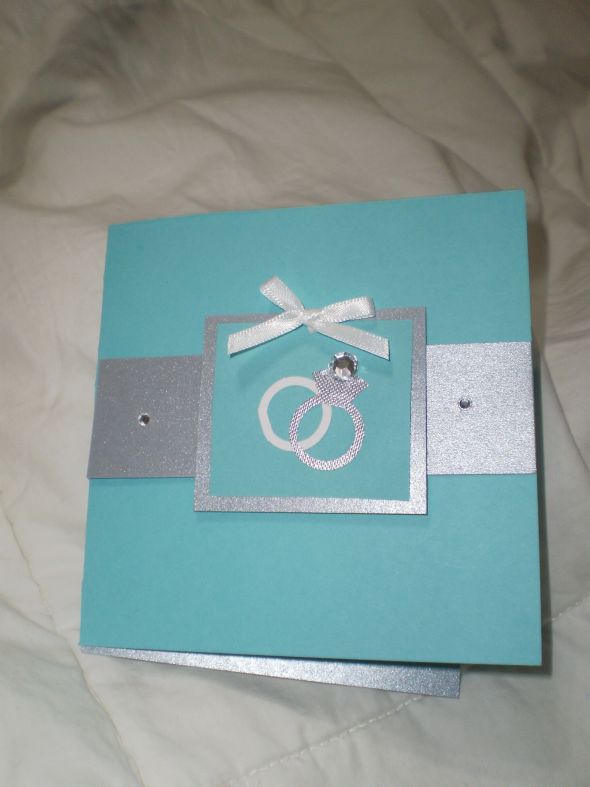 Simple Tiffany Aqua Invitation wedding simple tiffany blue 