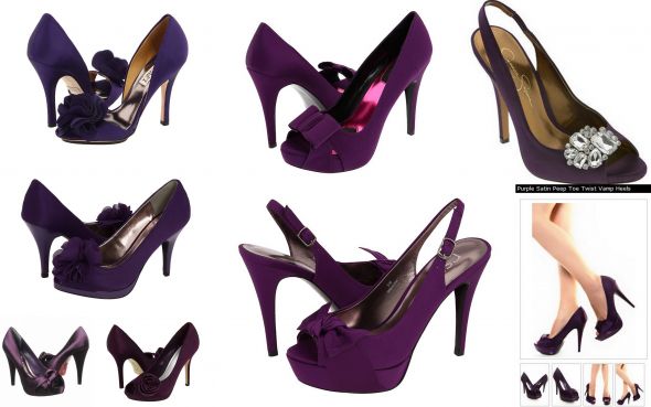 Purple Wedding shoes HELP wedding Collages1 1 year ago