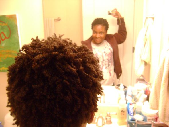 Natural Hair :  wedding natural hair curly 067