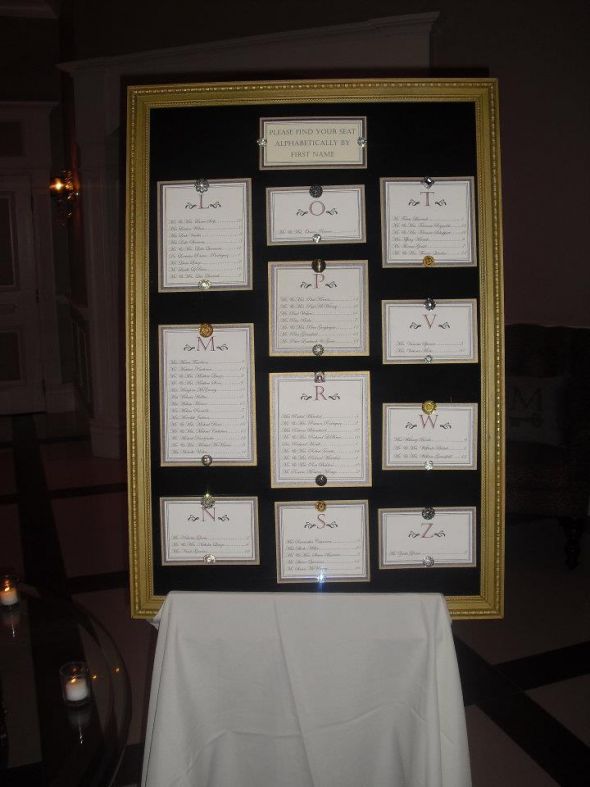 DIY Seating Chart