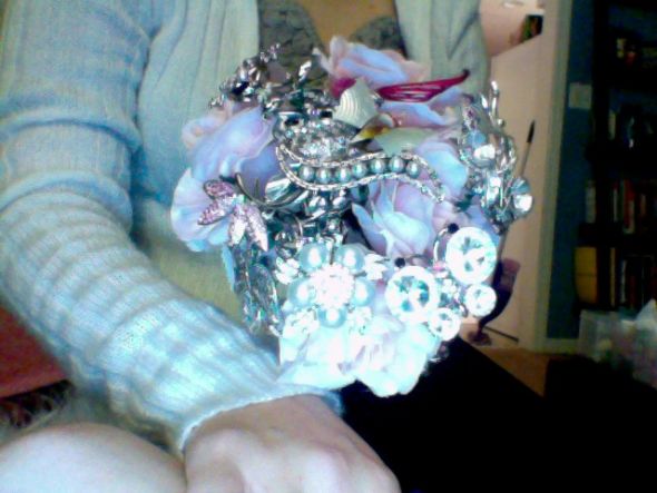 Brooch Bouquet done :  wedding brooch bouquet diy Photo On 2011 11 15 At 20.52 2