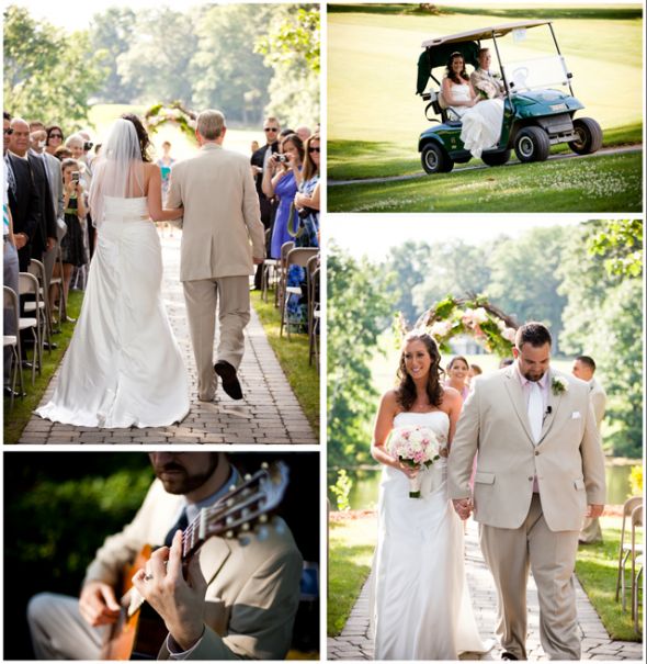 Photos from my July 9th Wedding!!!!!! :  wedding wedding summer july pink 05 Ceremony Collage