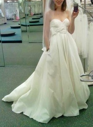 Dress Trouble : Galina NTT3039 :  wedding galina strapless falling down help empire waist Dress
