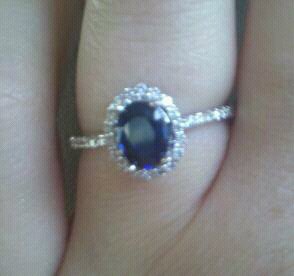 Colored Stone Brides! Show us your rings! : wedding colored stones e rings Ring