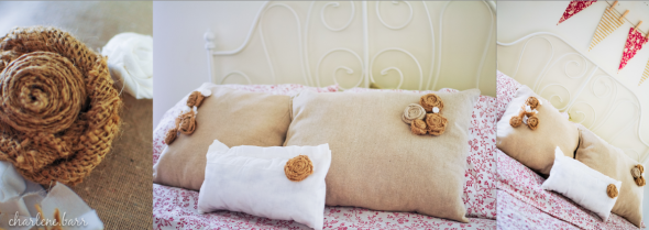 DIY Burlap Flowers