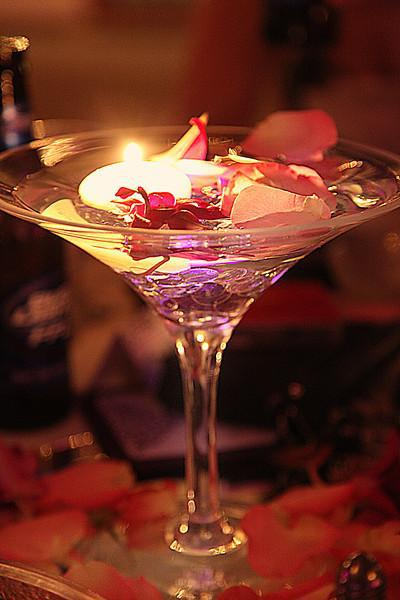My Martini Glass Centerpieces