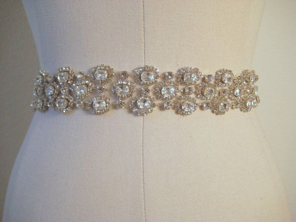NEW Styles of Beaded Bridal Belts and Sashes for Your Wedding Gown wedding 