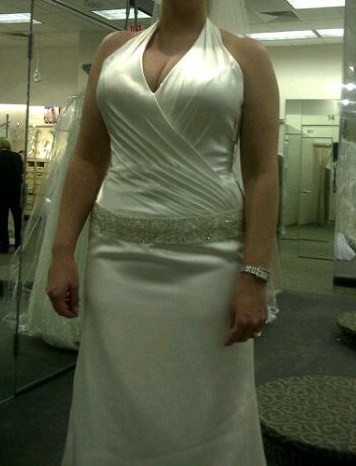 May I See YOU in your David's Bridal Dress? Pretty please!! : wedding Db Dress