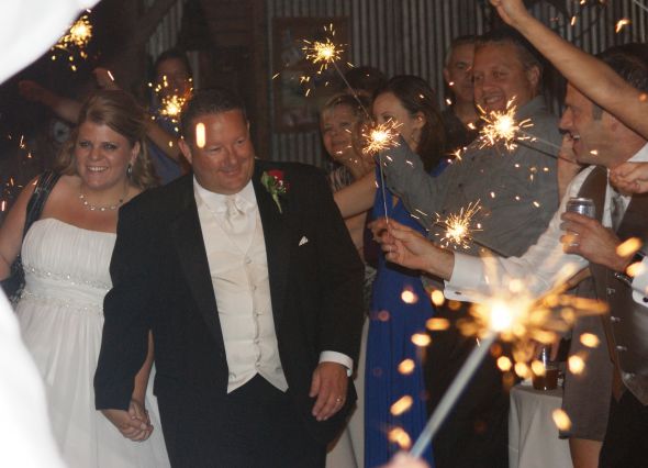 A mini-recap... 9/10/11 :  wedding Exit
