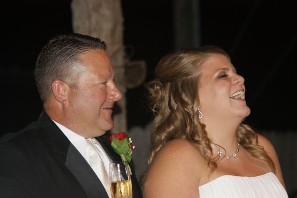 A mini-recap... 9/10/11 :  wedding Laugh