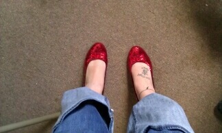 my very own ruby slippers :) :  wedding shoes 37903724700 ORIG