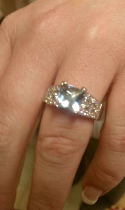 Aquamarine Center Stone for Ering : wedding aquamarine engagement ring ering gemstone On My HAND