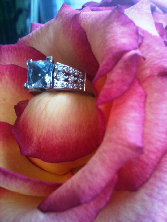 Aquamarine Center Stone for Ering : wedding aquamarine engagement ring ering gemstone As Pretty As A Rose Right