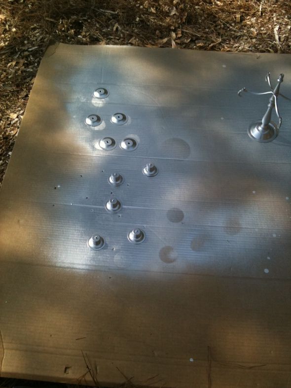 My DIY Candleabra!!  Pic heavy!  So excited!! :  wedding First Coat Big Picture