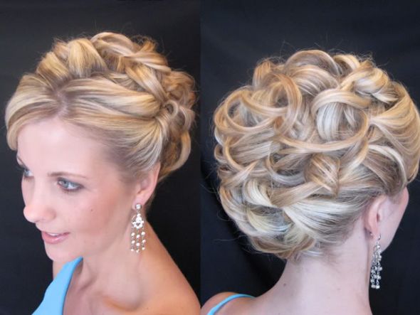 December Beach Wedding - We were blogged!  :) :  wedding Wedding Updo1