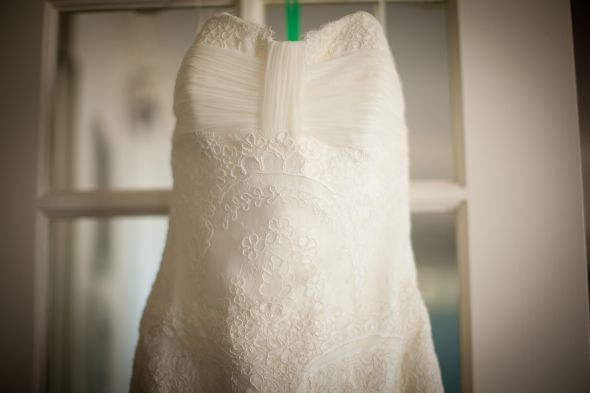 Pronovias La Sposa Lena for sale - street size 6/label size 8 - $900 :  wedding pronovias la sposa lena lace white ivory dress KateKenny 0001 2