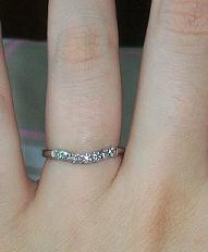 SHOW ME YOUR DIAMOND WEDDING BANDS! :  wedding diamond band carats Kasdj039w2 Je90ohn2