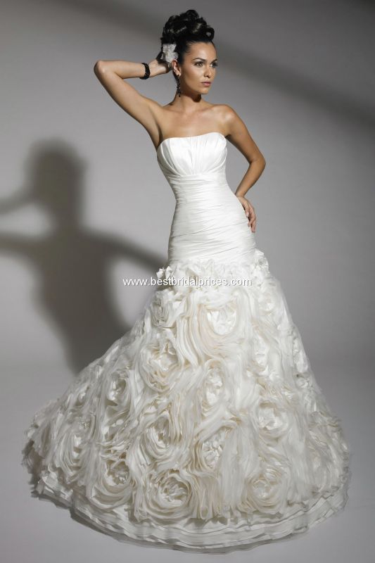Looking for This Style of Dress under $1,500 or less :  wedding dress budget strapless martina liana amsale Jacqueline19881