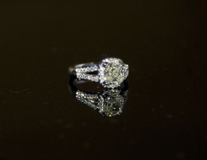 It happened! Copious amounts of ring porn :) :  wedding Thering1