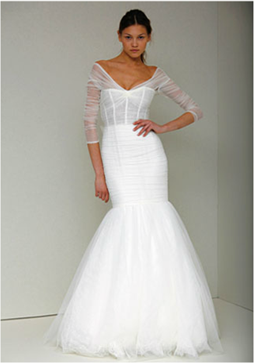 Share your favorite research dress vs. the one you bought! : wedding Moniquie Lhuillier Addie