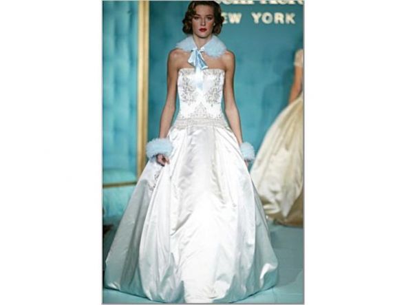 Drop Waist...What's your favorite?! :  wedding pronovias drop waist rosa clara picture dress gown lace Reem Acra Ball Gownmiefg6 Big Paradise Ivory With Crystal Detail 2009 112311