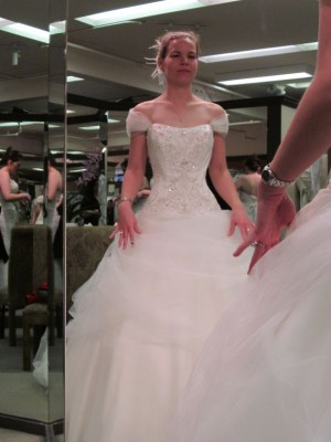 If you don't mind, would you vote again? (Pic Heavy) :  wedding alfred angelo belle allure c170 ballgown strapless Belle1