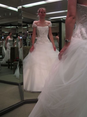 If you don't mind, would you vote again? (Pic Heavy) :  wedding alfred angelo belle allure c170 ballgown strapless Belle3