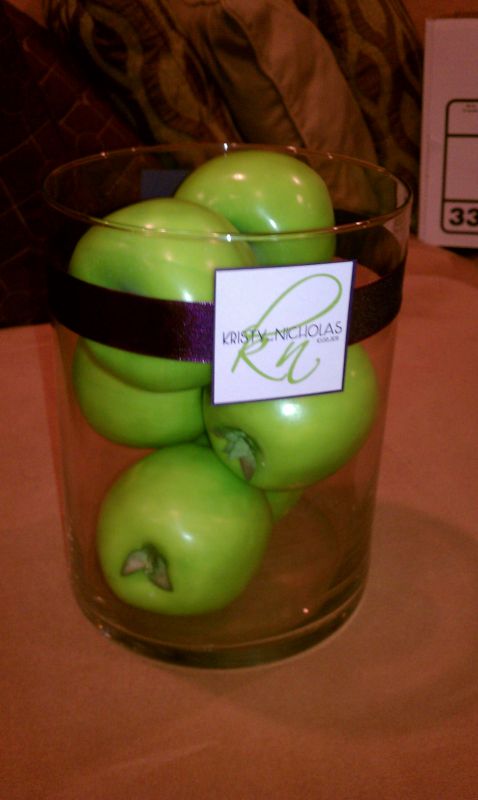 Picture 2 is my green apple centerpiece idea Wedding Stuff True Touch 