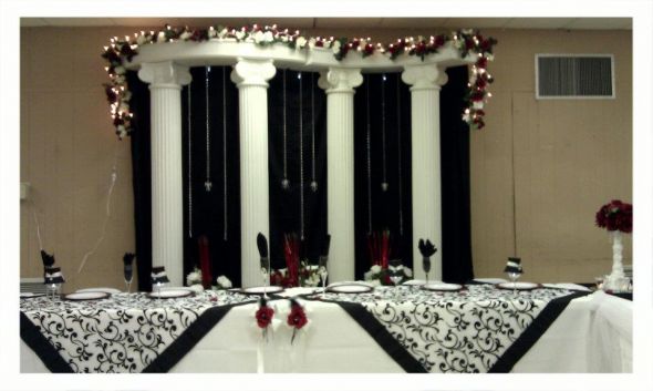 Black and Red Wedding Decoration Sale wedding black red white ceremony 