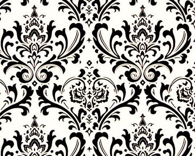Black and Ivory damask table runners wedding damask table runners black 