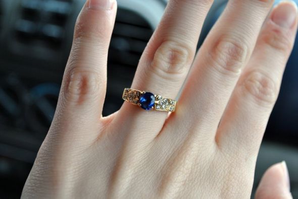 Colored Stone Brides! Show us your rings! : wedding colored stones e rings 167598 1507902388843 1572810198 31101057 4823878 N