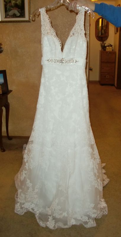 Post the first dress you ever tried, the runner up dress, and THE dress! : wedding dress d1170 essence of australia 2