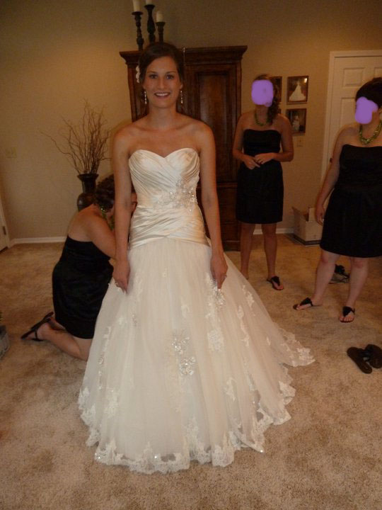 Post the first dress you ever tried, the runner up dress, and THE dress! : wedding dress d1170 essence of australia F