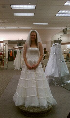 Post the first dress you ever tried, the runner up dress, and THE dress! : wedding dress d1170 essence of australia First